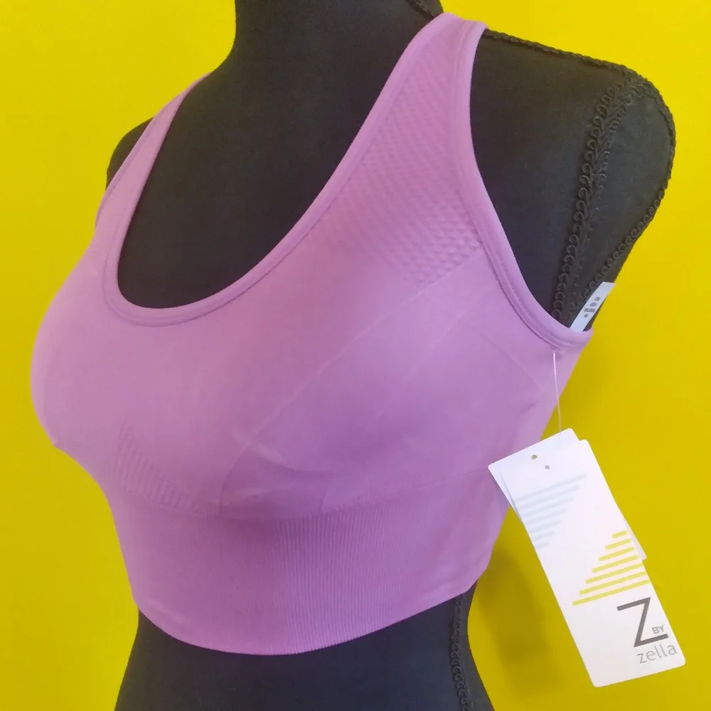 Zella Exercise Top Purple Striking. Size small π - Picture 3 of 13